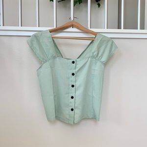 Mint Green Blouse